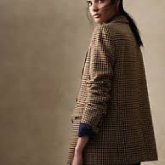 Banana Republic Modern Wool Blazer sz 2 - Picture 5 of 5